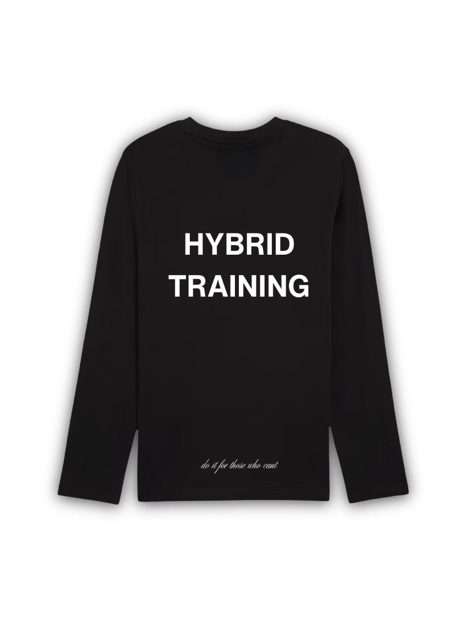 BLACK LONG-SLEEVE "HYBRID TRAINING"